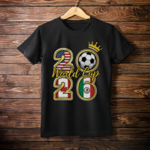 2026 Soccer Championship Gold Crown Shirt