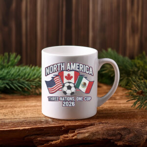2026 World Cup North America Three Nations One Cup Mug
