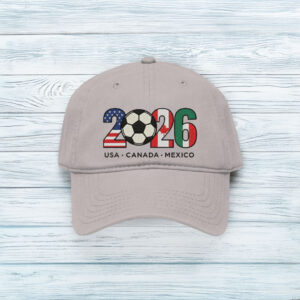 2026 World Cup Soccer USA Canada Mexico Embroidery Cap
