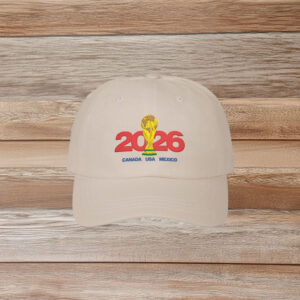 2026 World Cup Trophy Dad Cap