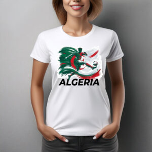 Algeria World Cup 2026 Football Action Shirt