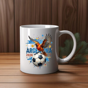 Argentina 2026 Eagle Soccer Mug