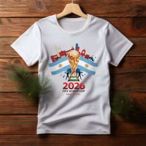 Argentina FIFA World Cup 2026 Trophy Graphic Shirt