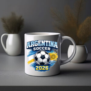 Argentina Soccer 2026 World Cup Coffee Mug