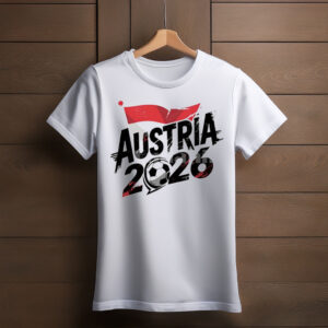 Austria 2026 Soccer Brush Lettering Shirt
