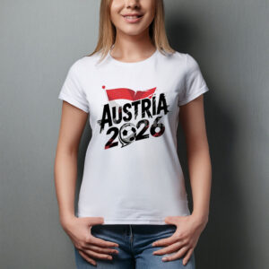Austria 2026 Soccer Brush Lettering Shirt