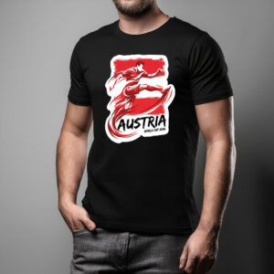 Austria World Cup 2026 Soccer Motion Shirt