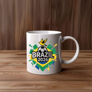 Brazil 2026 Canary Soccer Mug
