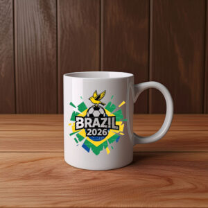 Brazil 2026 Canary Soccer Mug