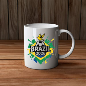Brazil 2026 Canary Soccer Mug