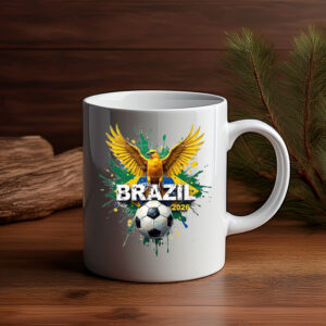 Brazil 2026 Eagle Soccer Mug