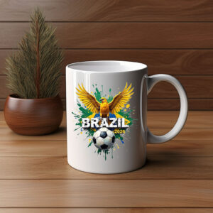 Brazil 2026 Eagle Soccer Mug