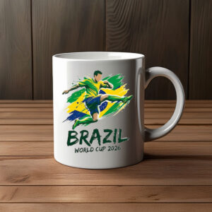 Brazil 2026 Samba Kick Soccer Mug