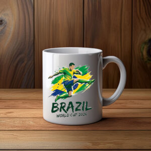 Brazil 2026 Samba Kick Soccer Mug