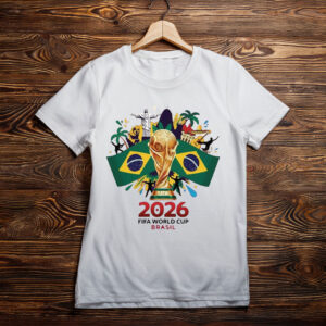 Brazil FIFA World Cup 2026 Trophy Graphic Shirt
