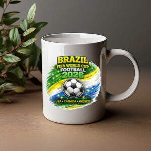 Brazil FIFA World Cup Football 2026 Coffee Mug