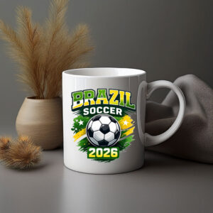 Brazil Soccer 2026 World Cup Mug