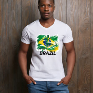 Brazil World Cup 2026 Soccer Action Shirt