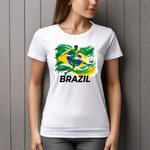 Brazil World Cup 2026 Soccer Action Shirt