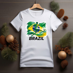 Brazil World Cup 2026 Soccer Action Shirt