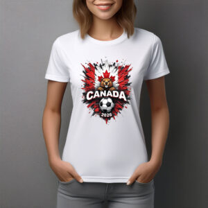 Canada 2026 Bear Soccer World Cup Shirt