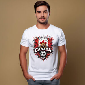 Canada 2026 Bear Soccer World Cup Shirt