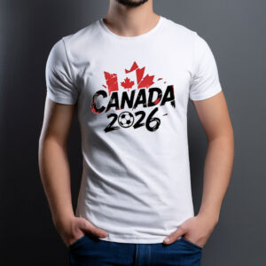 Canada 2026 Soccer Fan Lettering Shirt