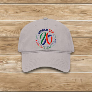 Canada Mexico USA Soccer World Cup 2026 Logo Hat