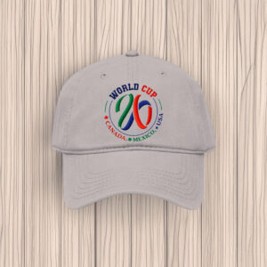 Canada Mexico USA Soccer World Cup 2026 Logo Hat