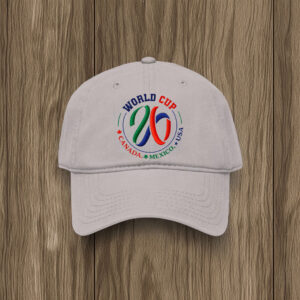 Canada Mexico USA Soccer World Cup 2026 Logo Hat