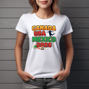 Canada USA Mexico 2026 Retro Fan Shirt