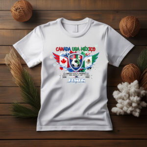 Canada USA Mexico Crest Soccer 2026 T-Shirt