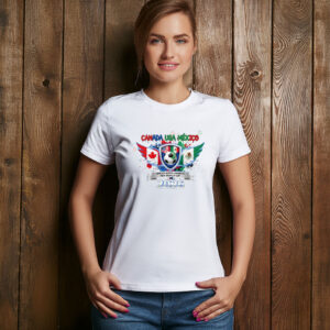 Canada USA Mexico Crest Soccer 2026 T-Shirt