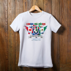 Canada USA Mexico Crest Soccer 2026 T-Shirt