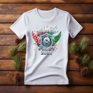 Canada USA Mexico Emblem Soccer 2026 T-Shirt
