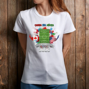 Canada USA Mexico Soccer Field 2026 T-Shirt