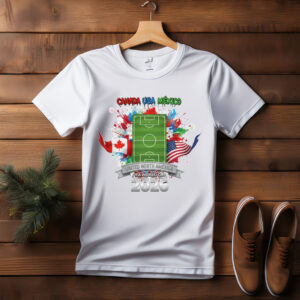 Canada USA Mexico Soccer Field 2026 T-Shirt