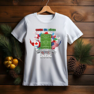 Canada USA Mexico Soccer Field 2026 T-Shirt