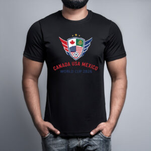 Canada USA Mexico World Cup 2026 Shield Soccer Shirt