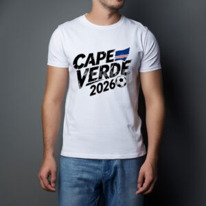 Cape Verde 2026 Soccer Typography Shirt