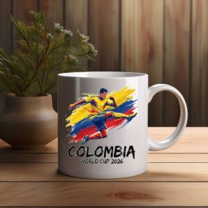 Colombia 2026 Speed Attack Soccer Mug