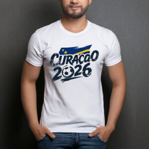 Curaçao 2026 Soccer Brush Lettering T-Shirt