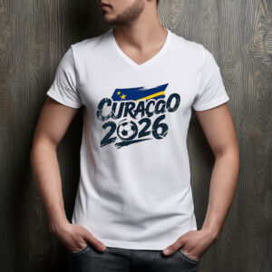 Curaçao 2026 Soccer Brush Lettering T-Shirt
