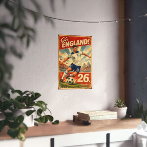 Declan Rice England Soccer World Cup 2026 Poster