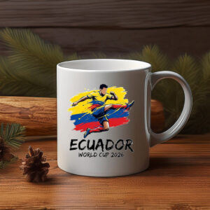 Ecuador 2026 National Colors Soccer Mug