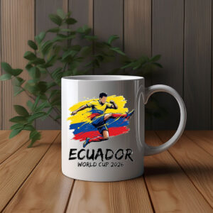 Ecuador 2026 National Colors Soccer Mug