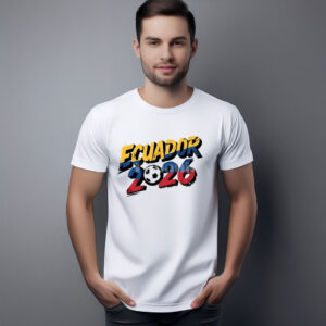 Ecuador 2026 Soccer Typography Shirt