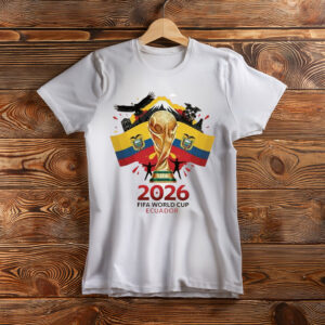 Ecuador FIFA World Cup 2026 Trophy Graphic Shirt