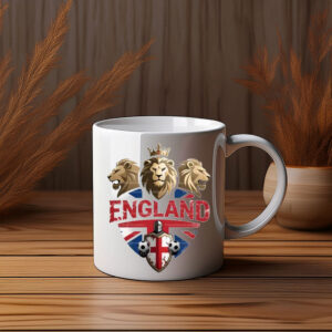 England 2026 Lion Crest Soccer Mug