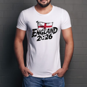 England 2026 Soccer Fan Lettering Shirt